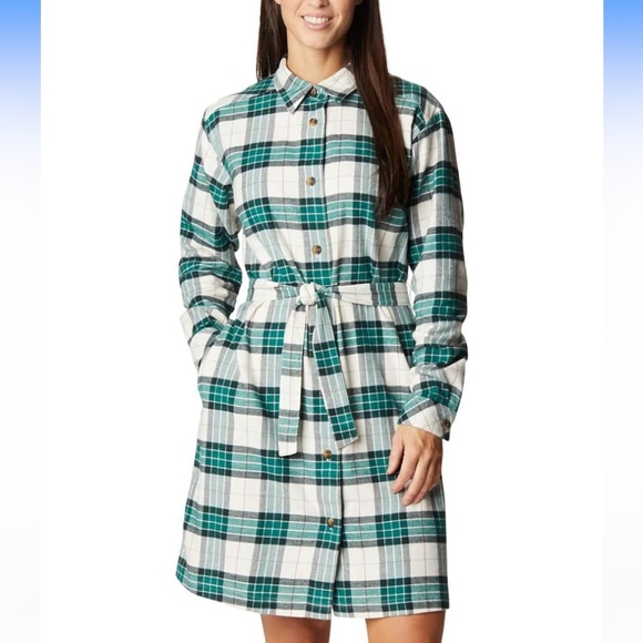 Columbia Dresses & Skirts - Columbia Women’s Holley Hideaway Flannel Dress NWT